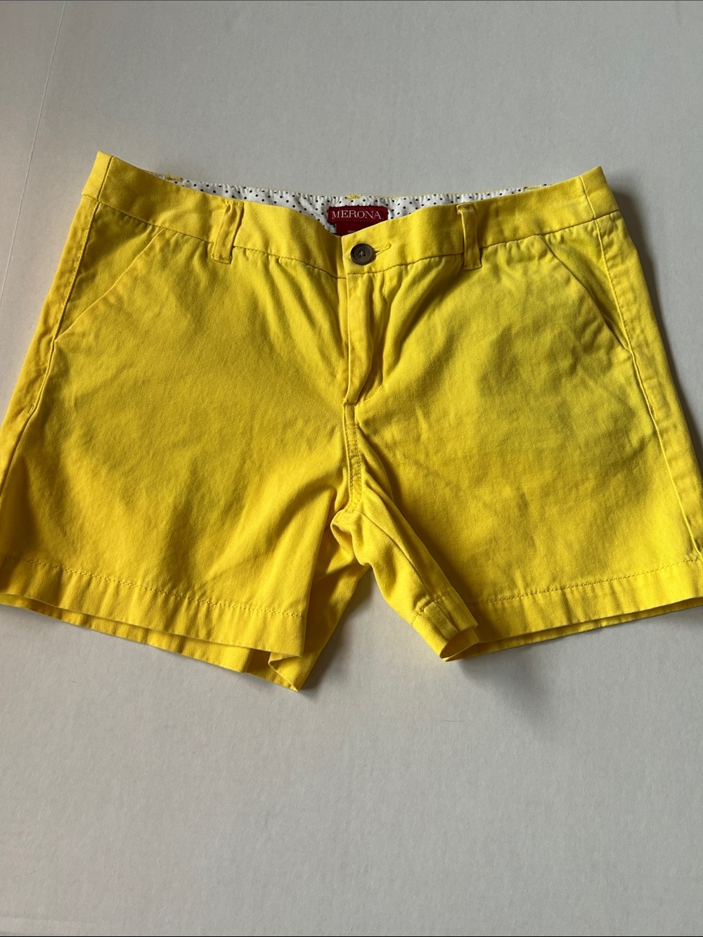 Merona Sunny Yellow Women's Tailored Shorts